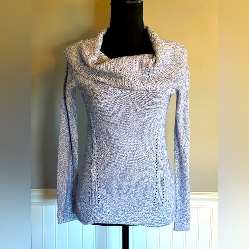 Lavender Sweater cowl neck